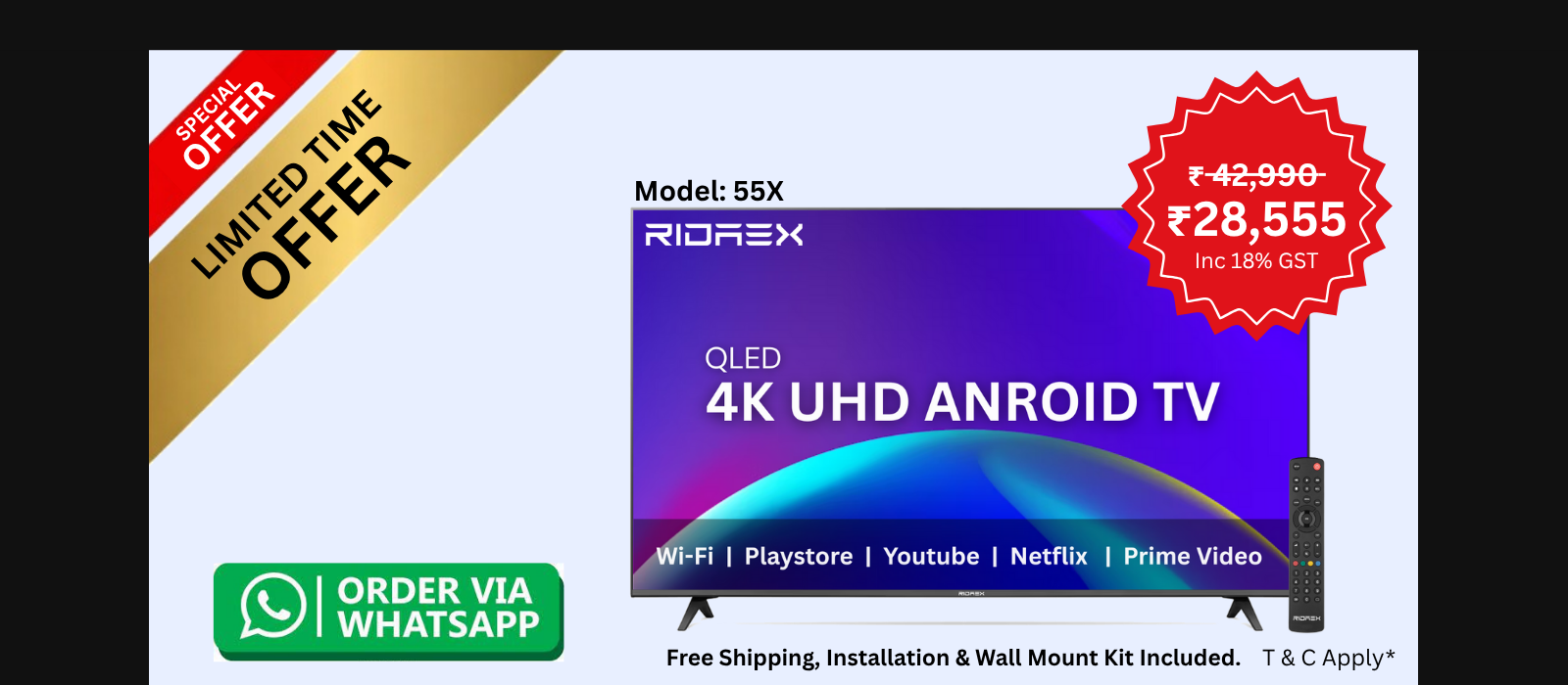 best 55 inch Smart tv 2025